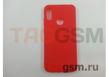 Задняя накладка для Huawei Y6 Prime (2019) (силикон, матовая, красная) FINITY