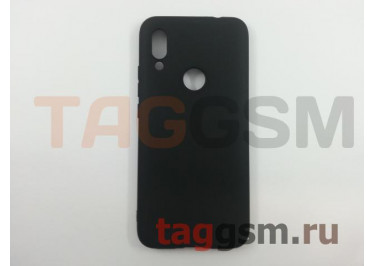 Задняя накладка для Xiaomi Redmi 7 (силикон, матовая, черная) FINITY