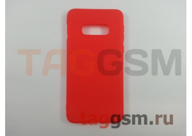 Задняя накладка для Samsung G970FD Galaxy S10e (силикон, матовая, красная) FINITY