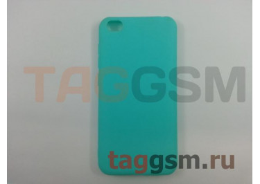 Задняя накладка для Xiaomi Redmi Go (силикон, матовая, бирюзовая) FINITY