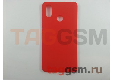 Задняя накладка для Xiaomi Mi MAX 3 (силикон, матовая, красная) FINITY