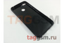 Задняя накладка для Huawei Honor 9i (силикон, матовая, черная (Pixel)) Faison
