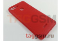 Задняя накладка для Xiaomi Redmi 6 (силикон, матовая, красная (Pixel)) Faison