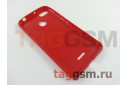Задняя накладка для Xiaomi Redmi 6 (силикон, матовая, красная (Pixel)) Faison