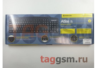Клавиатура проводная Defender Atlas HB-450 USB (черная)