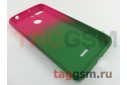 Задняя накладка для Xiaomi Redmi 6 (силикон, матовая, красно - зеленая (Gradient)) Faison