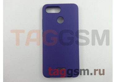 Задняя накладка для Xiaomi Redmi 6 (силикон, матовая, фиолетовая) Faison