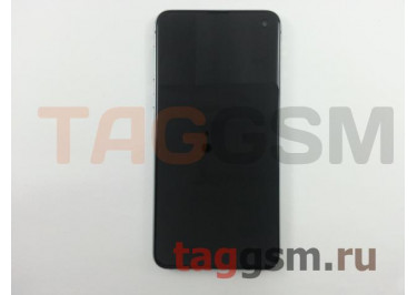Дисплей для Samsung  SM-G970 Galaxy S10e + тачскрин + рамка (зеленый), ОРИГ100%