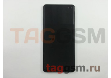 Дисплей для Samsung  SM-G975 Galaxy S10 Plus + тачскрин + рамка (зеленый), ОРИГ100%