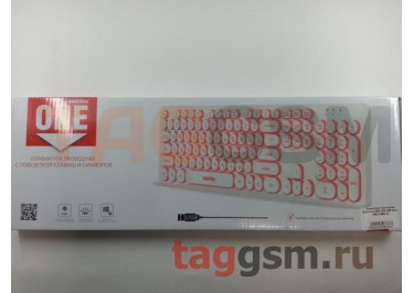 Клавиатура проводная Smartbuy ONE 328 USB White (SBK-328U-K)
