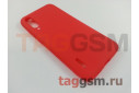 Задняя накладка для Xiaomi Mi A3 (силикон, матовая, красная (Soft Matte)) NEYPO