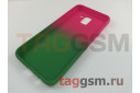 Задняя накладка для Samsung J6 / J600 Galaxy J6 (2018) (силикон, матовая, красно - зеленая (Gradient)) Faison