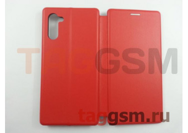 Сумка футляр-книга для Samsung N970F Galaxy Note 10 (экокожа, с силиконовым креплением, на магните, красная) NEYPO