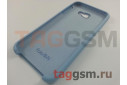 Задняя накладка для Samsung J4 Plus / J415 Galaxy J4 Plus (2018) (силикон, матовая, голубая) Faison