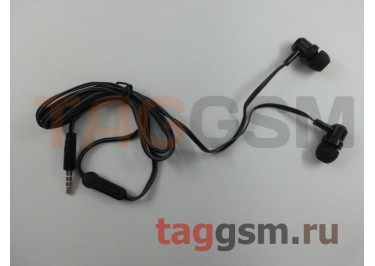 Наушники внутриканальные WS-T18 + микрофон (черный)