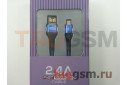 Кабель USB - micro USB (A178) ASPOR (1м) (синий)