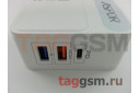 Сетевое зарядное устройство 1 выход USB 2000mA + 1 выход USB 3.0 быстрая зарядка + 1 выход PD (Type-C) + кабель USB - Type-C (A838 PD) ASPOR