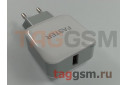 Сетевое зарядное устройство USB 3000mA + быстрая зарядка FASTER (белый), TG
