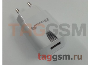 Сетевое зарядное устройство USB (с индикатором) 2100mA (C-11) Eltronic (белый)