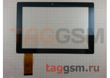 Тачскрин для Digma CITI 1802 3G / EVE 1801 3G / Irbis TW98 (SQ-PGA1465B01-FPC-A0 / DXP2-0338-101A / MF-876-101F-FPC / LH3066 101-85V02) (253*168 мм) (черный)