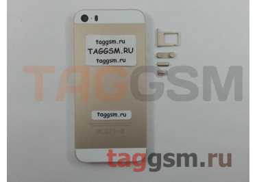 Задняя крышка для iPhone 5S (золото), ориг