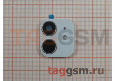 Защитное стекло на камеру для iPhone XR дизайн iPhone 11 (Металл, пластик, белый), тип 1