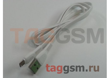 Кабель USB - micro USB (в коробке) белый 1m, HOCO (X40)