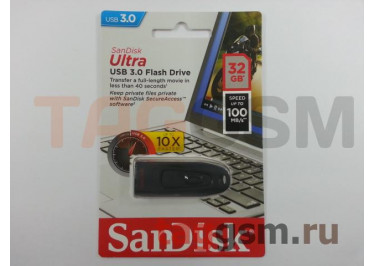 Флеш-накопитель 32Gb SanDisk USB 3.0 Ultra CZ48 Black