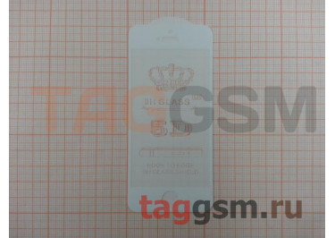 Пленка / стекло на дисплей для iPhone 5 / 5S / SE / 5C (Gorilla Glass) 5D (белый) техпак