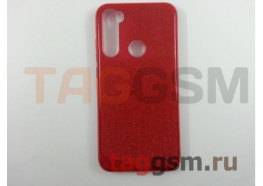 Задняя накладка для Xiaomi Redmi Note 8 (силикон, красная (BRILLIANT)) NEYPO