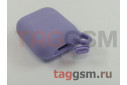 Чехол для APPLE Airpods (силикон, водонепроницаемый, матовый, фиолетовый)
