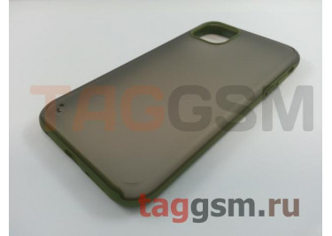 Задняя накладка для iPhone 11 (матовая, зеленая (Multi))