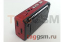 Колонка (M-137U ch) (USB+MicroSD+FM+фонарь) (красная)