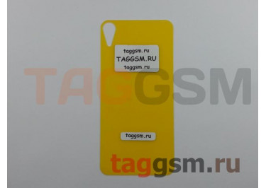 Пленка / стекло для iPhone XR (на заднюю крышку) (желтый, глянец), техпак