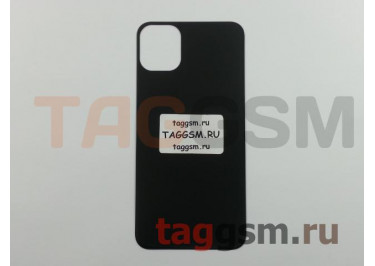 Пленка / стекло для iPhone 11 (на заднюю крышку) (черный, матовый с глянецевой окантовкой), техпак