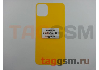 Пленка / стекло для iPhone 11 (на заднюю крышку) (желтый, глянец), техпак