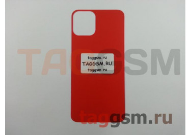 Пленка / стекло для iPhone 11 Pro (на заднюю крышку) (красный, матовый с глянецевой окантовкой), техпак