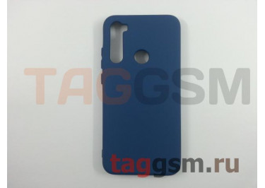 Задняя накладка для Xiaomi Redmi Note 8 (силикон, матовая, синяя) NEYPO