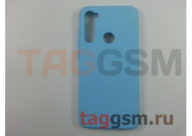 Задняя накладка для Xiaomi Redmi Note 8 (силикон, матовая, голубая) NEYPO