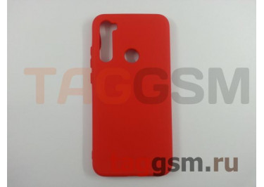 Задняя накладка для Xiaomi Redmi Note 8 (силикон, матовая, красная) NEYPO
