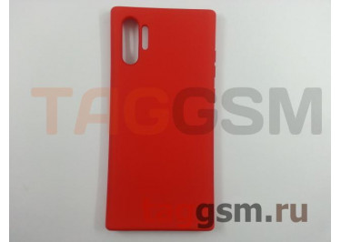 Задняя накладка для Samsung N976F Galaxy Note 10 Plus (силикон, матовая, красная) NEYPO