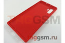 Задняя накладка для Samsung N976F Galaxy Note 10 Plus (силикон, матовая, красная) NEYPO