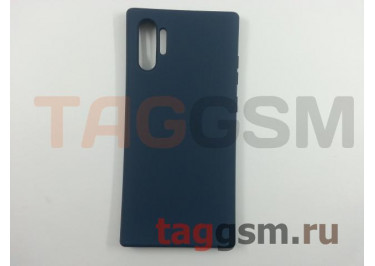 Задняя накладка для Samsung N976F Galaxy Note 10 Plus (силикон, матовая, синяя) NEYPO