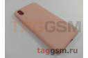 Задняя накладка для Huawei Honor 8S (силикон, матовая, розовая) NEYPO