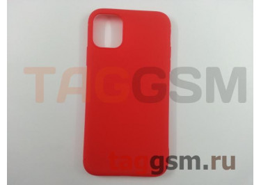 Задняя накладка для iPhone 11 (силикон, матовая, красная (Soft Matte)) NEYPO