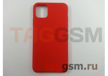 Задняя накладка для iPhone 11 Pro Max (силикон, матовая, красная (Pure)) HOCO