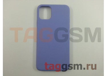 Задняя накладка для iPhone 11 Pro Max (силикон, матовая, фиолетовая) Faison