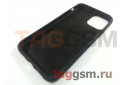 Задняя накладка для iPhone 11 Pro (силикон, матовая, черная) Faison