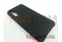 Задняя накладка для Xiaomi Mi CC9 (силикон, матовая, черная) Faison