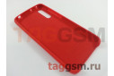 Задняя накладка для Xiaomi Mi CC9 (силикон, матовая, красная) Faison